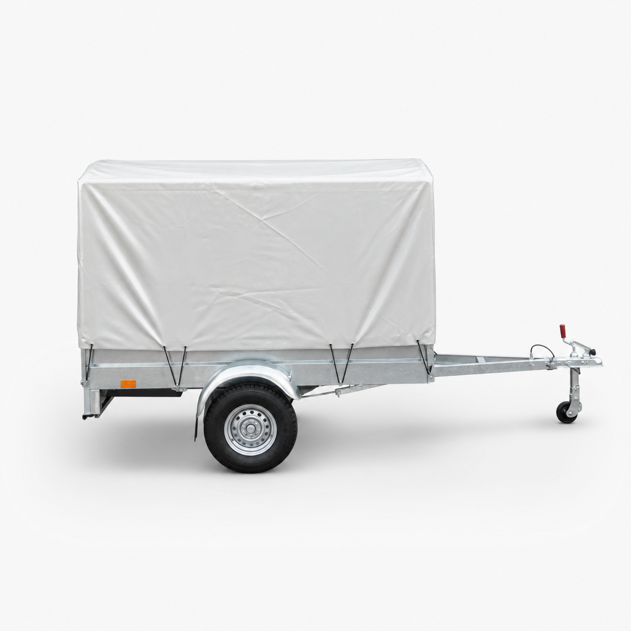 Huif 130 cm voor WallTrailer kleine opvouwbare aanhanger - middelhoge overkapping