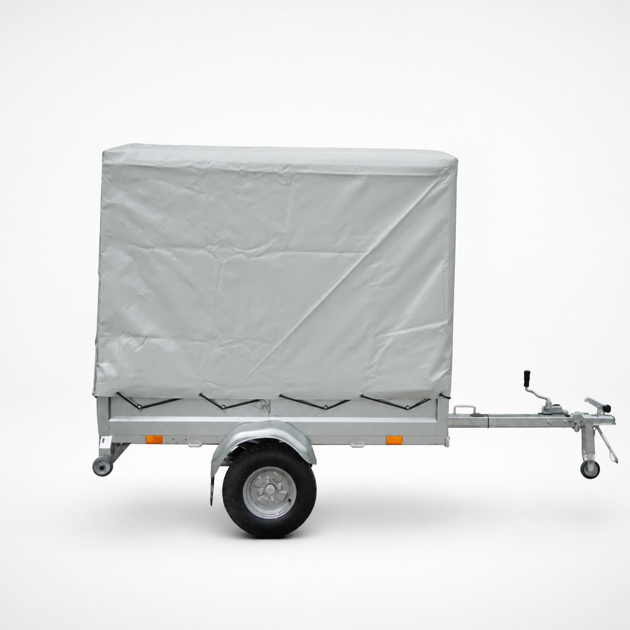 Huif 150 cm voor WallTrailer kleine opvouwbare aanhanger - hoge overkapping voor staande lading