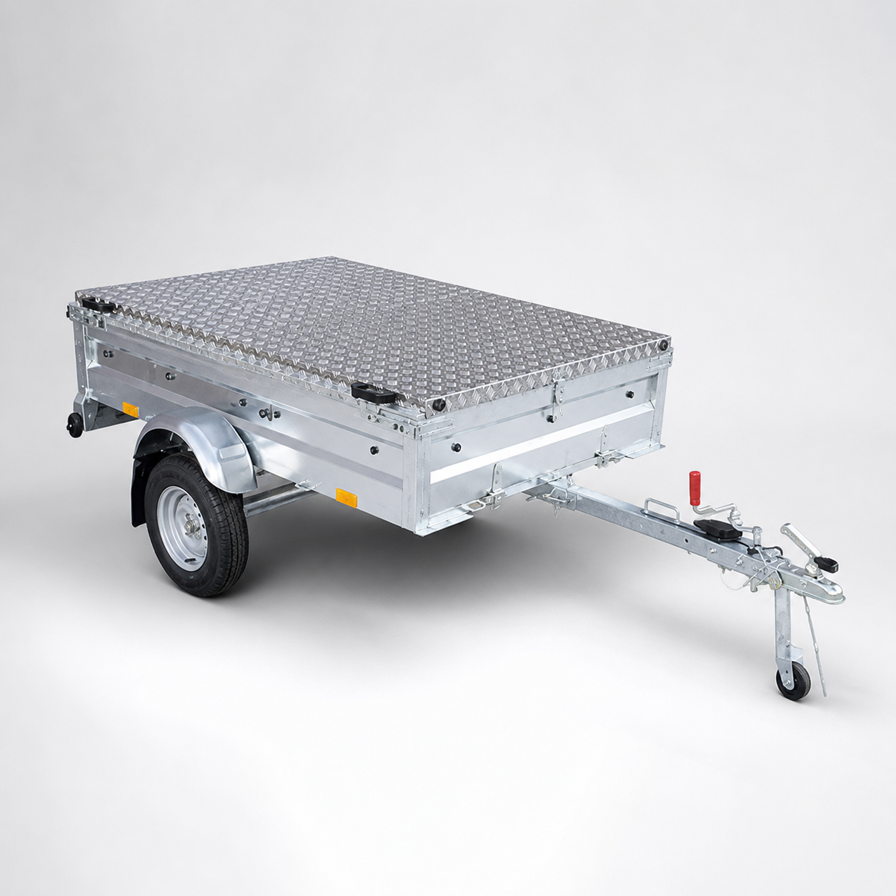 Aluminium bagagewagendeksel voor WallTrailer aanhanger - lichtgewicht laaddeksel