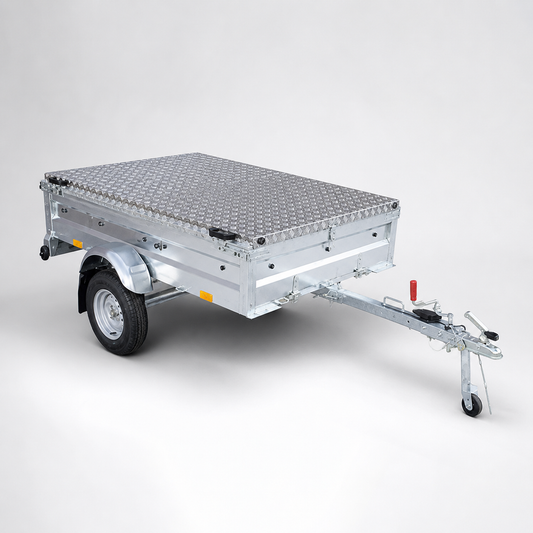 Aluminium bagagewagendeksel voor WallTrailer aanhanger - lichtgewicht laaddeksel