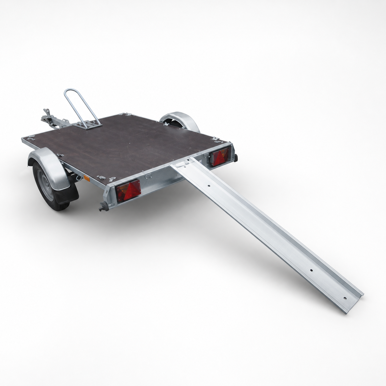 Oprijgoot voor WallTrailer kleine opvouwbare aanhanger - aluminium oprijplaat