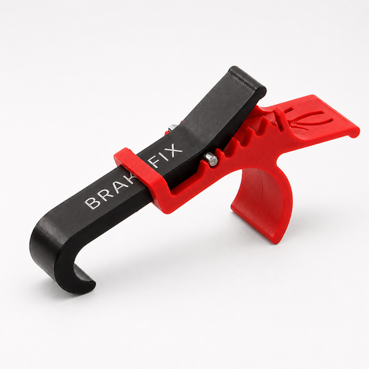 Acebikes BrakeFix voorrem-vergrendeling voor motorfiets transport op aanhangwagen
