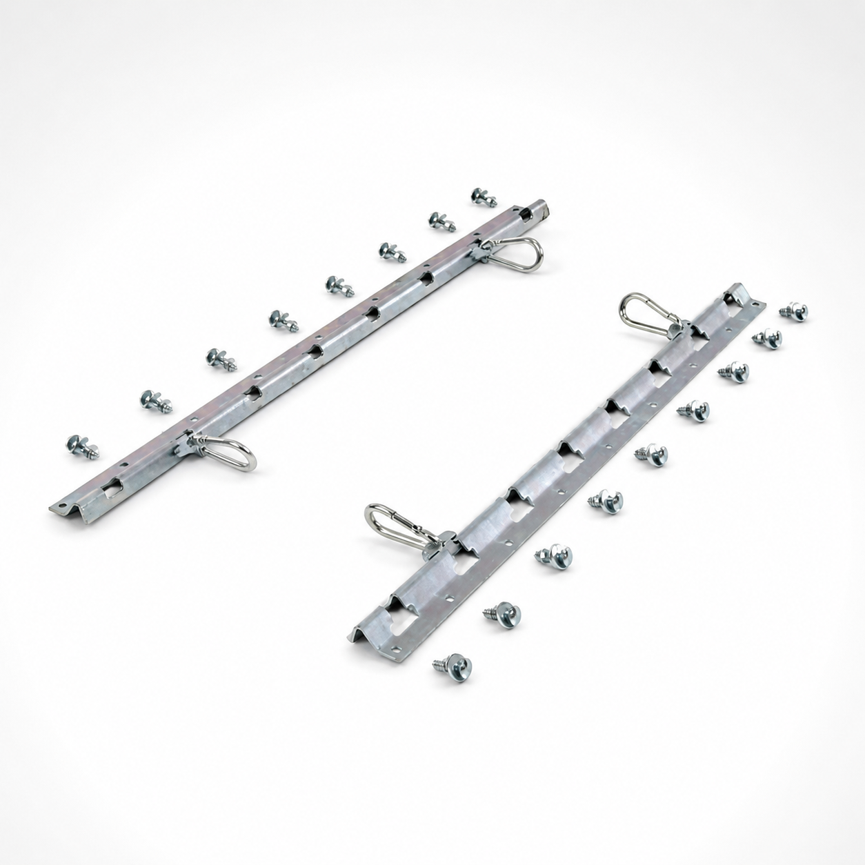 Acebikes Flexirail set voor aanhangwagen - universeel spanbandsysteem voor motorfiets transport
